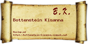 Bottenstein Kisanna névjegykártya