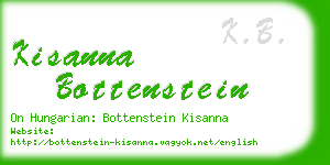 kisanna bottenstein business card